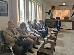 دیدار کارشناسان در دفتر نمایندگی تربت جام با ریاست دادگستری شهرستان